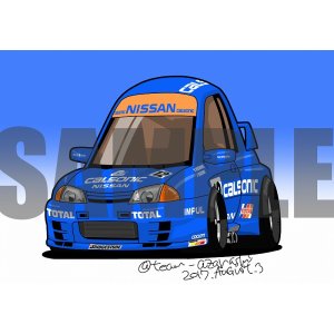 画像: ディフォルメカーイラスト　R32　スカイラインGT-R